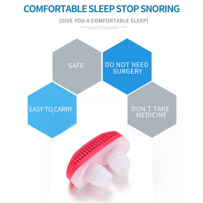 2 In 1 Anti Snoring And Air Purifier Nose Clip