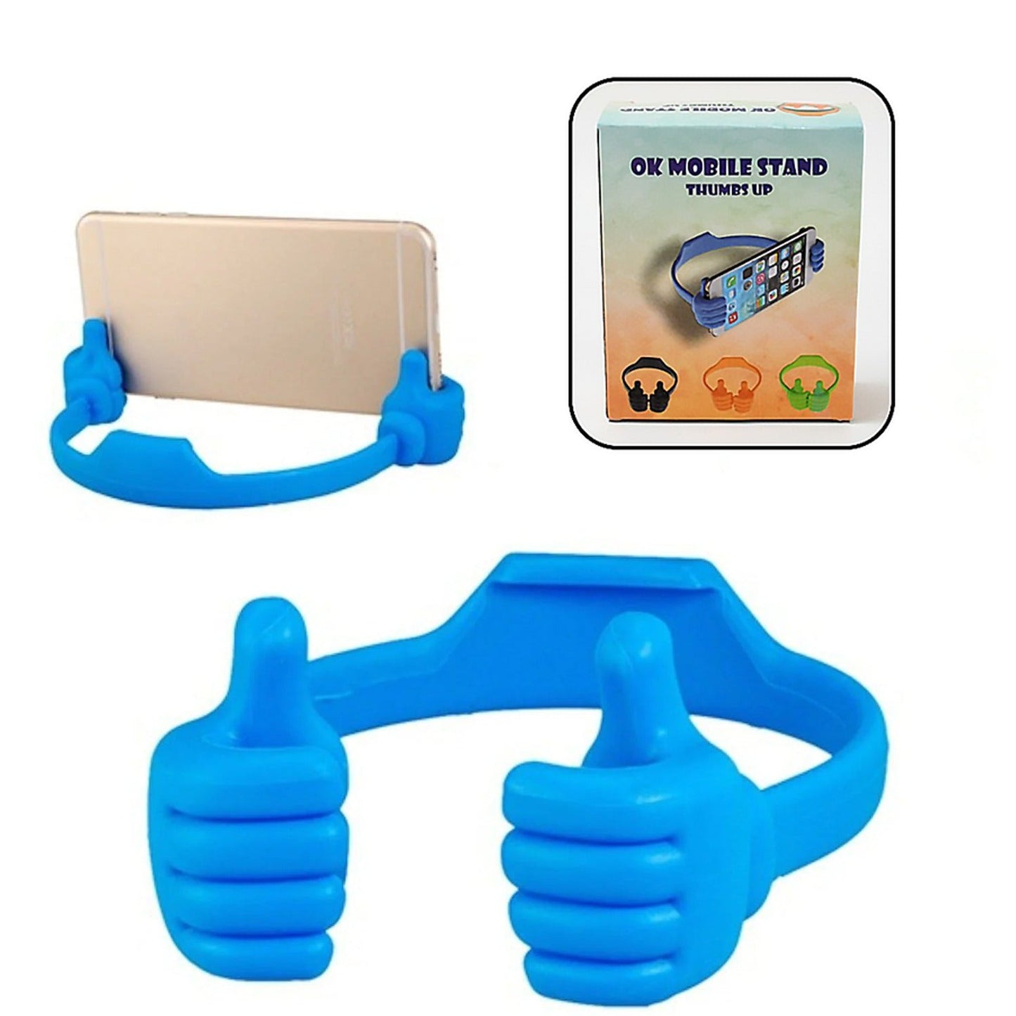 12845 Hand Shape Mobile Stand Used In All Kinds Of Places Including Household And Offices As A Mobile Supporting Stand (1 Pc With Color Box) - My StoreMobile AccessoriesWukusy