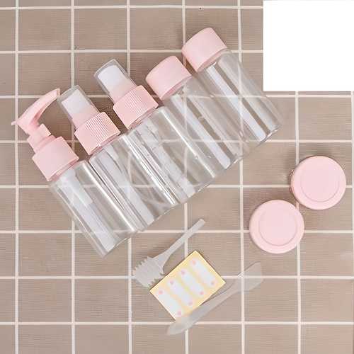 Portable Travel Cosmetics Bottles (Pack of 7)