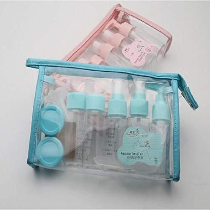 Portable Travel Cosmetics Bottles (Pack of 7)