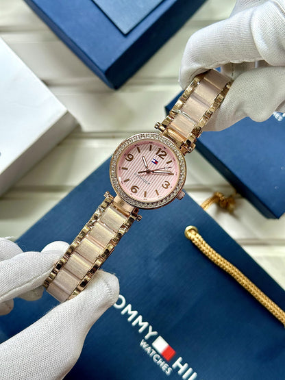 TOMMY HILFIGER LUXURY PINK AND GOLD COLLECTION