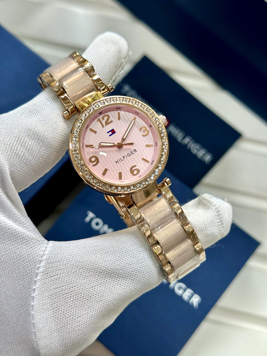 TOMMY HILFIGER LUXURY PINK AND GOLD COLLECTION