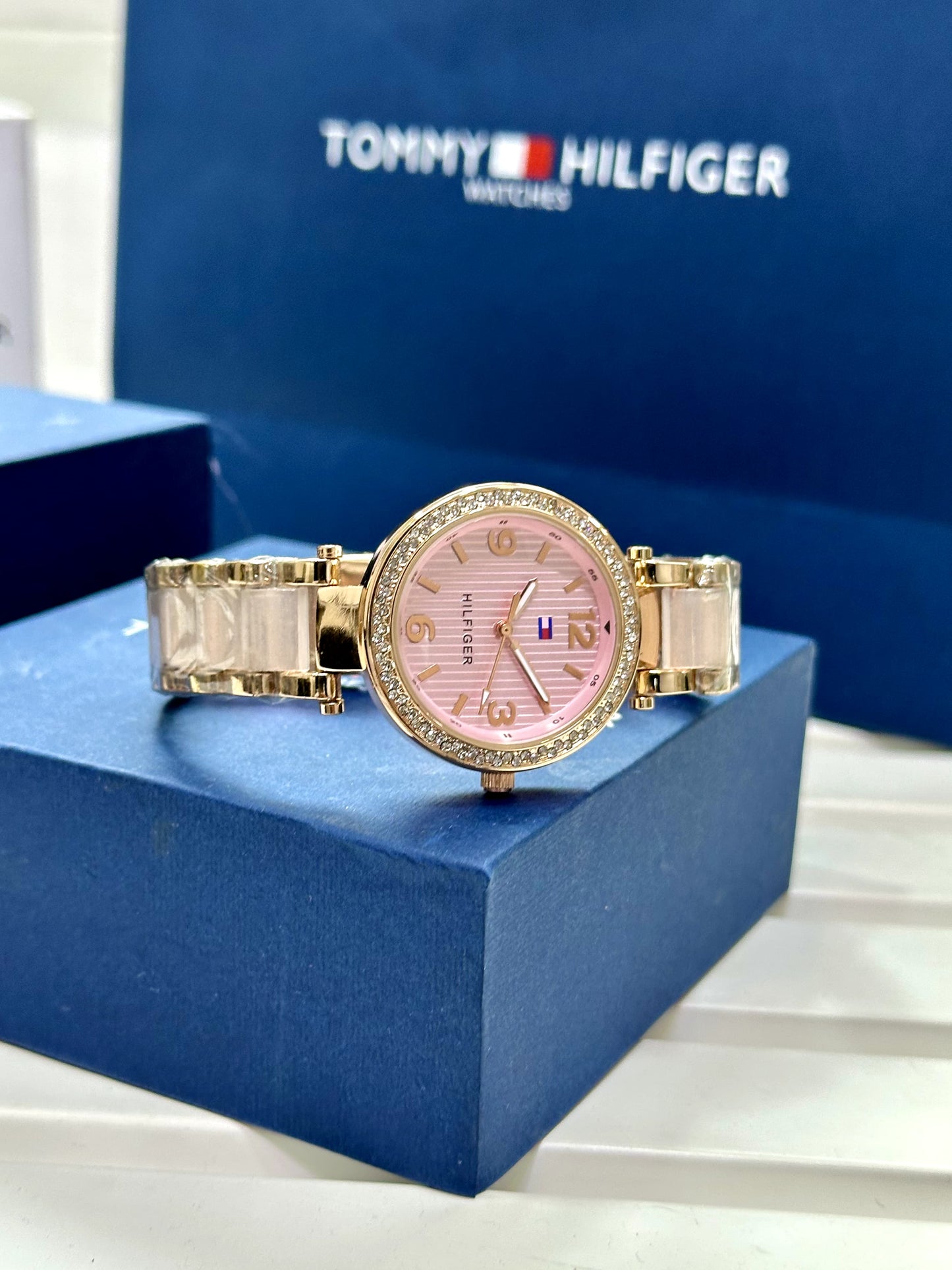 TOMMY HILFIGER LUXURY PINK AND GOLD COLLECTION