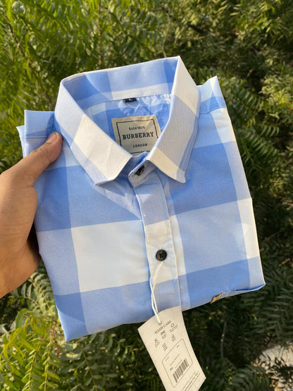 BURBERRY CHECKERED SHIRTS