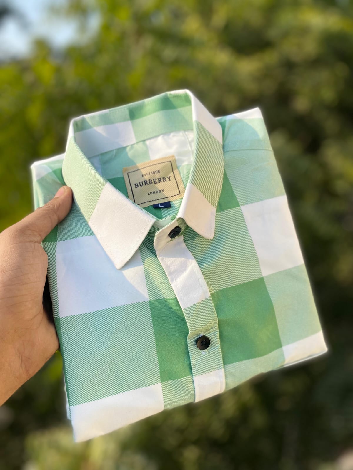 BURBERRY CHECKERED SHIRTS