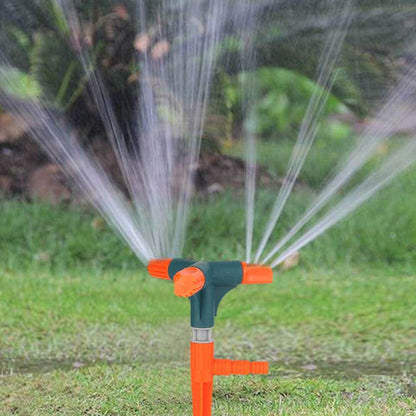 360  Rotating Adjustable Round 3 Arm Lawn Water Sprinkler